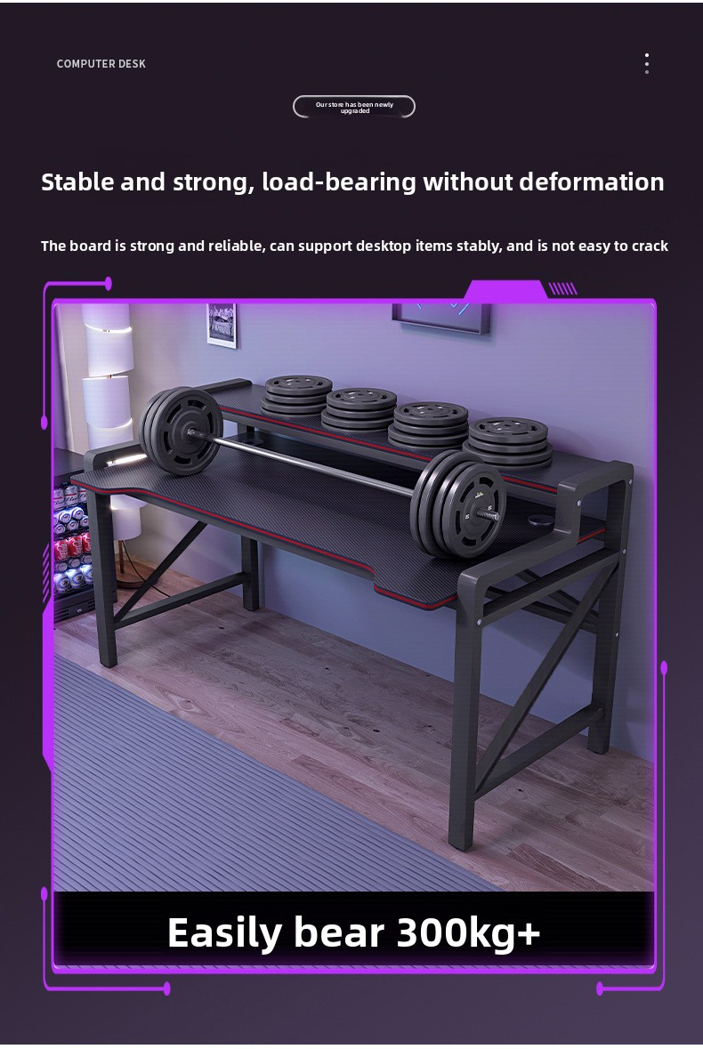 Gaming Table,Modern Game Table,Family Game Table Supplier Black Carbon Fiber Table Top with Hollowboard Metal Frame Ergonomic Durable Gaming Table