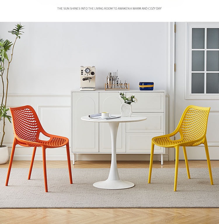 Hollow Chair , Plastic Hollow Chair , Thick Plastic Hollow Chair,Wholesale Thick Plastic Hollow Chair With 32cm Backrest For Bar Hotel Commercial Space
