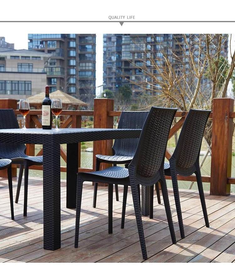 Plastic Table,Plastic Tables for Sale,Plastic Outdoor Dining Table EaseNeat Garden Furniture Dining Chair Home Dining Room Modern Simple Plastic Table Thickened Outdoor