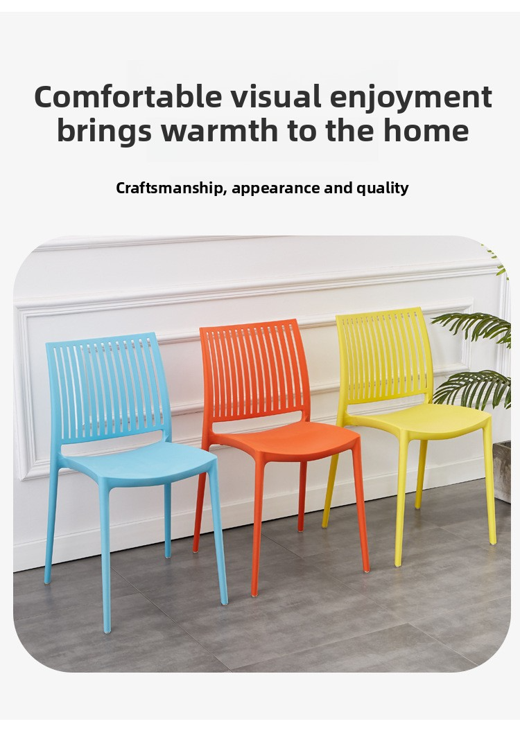 Dining Chairs,Modern Dining Chairs,Cheap Dining Chairs EaseNeat Colorful Portable and Durable Plastic Dining Chairs with Backrest and Stackable Feature