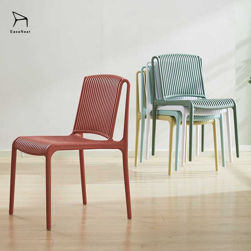 Plastic Dining Chairs,Plastic Outdoor Dining Chairs,Restaurant Chair Plastic High Quality Modern Dining Chairs European Design Stackable No Armrest Cheap Price Supplier