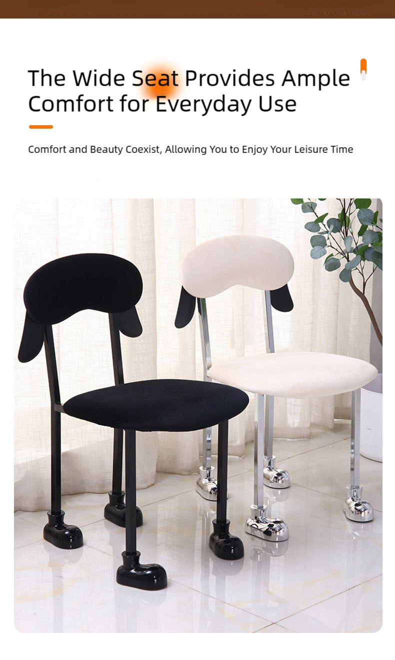 Dining Chair,Living Room Chairs,Hotel Dining Chairs Wholesale Vintage Sheep Dining Chair With Designer Backrest for Balcony and Living Room Use
