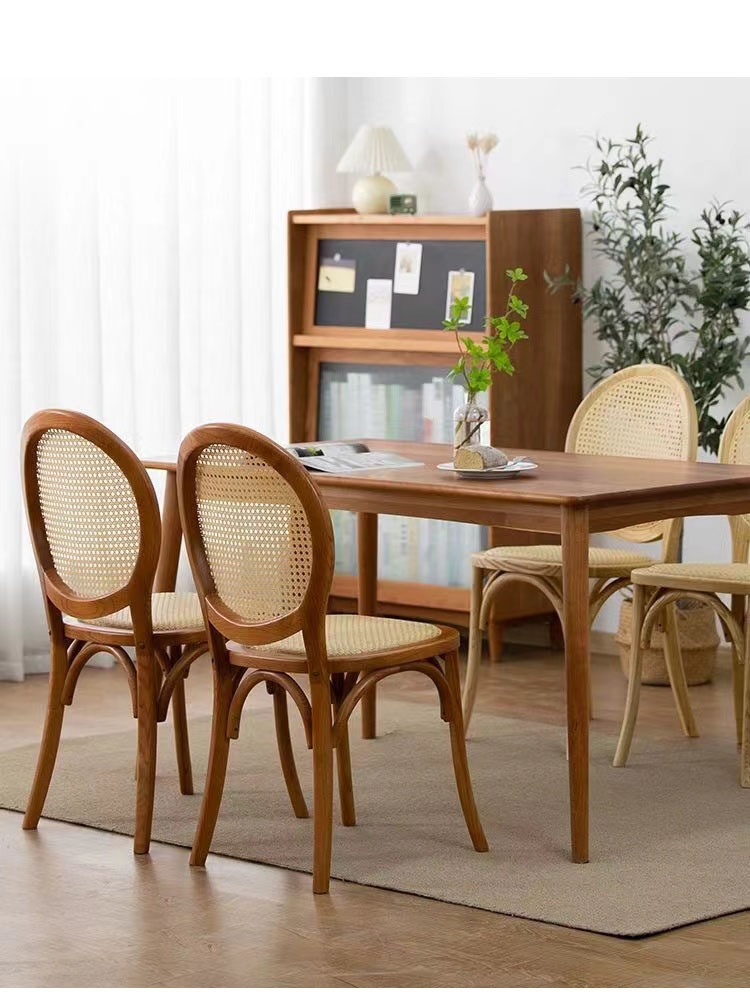 Solid Wood Dining Chair,Solid Oak Chairs,Wooden Kitchen Chairs For Sale Wholesale Nordic Style Stackable Antique Wood Wicker Dining Chair For Wedding Party Activity