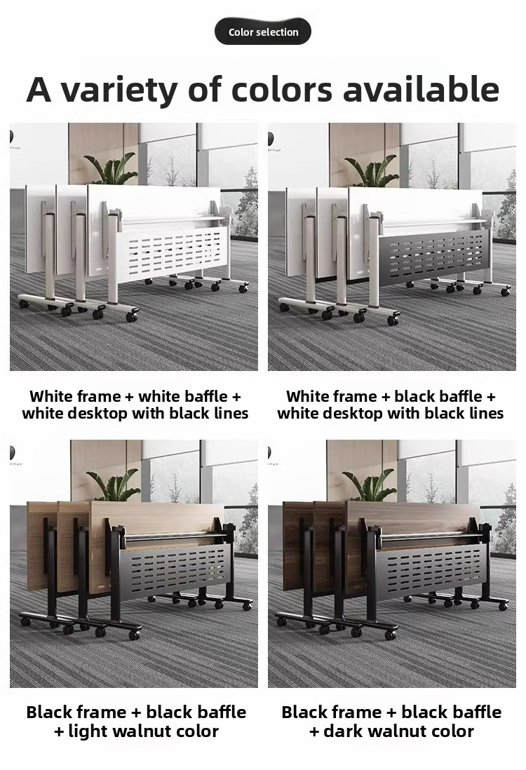 Folding Table,Commercial Folding Tables,Wholesale Folding Tables Manufacturer Modern Simple Design Office Furniture White Wood Folding Training Table Office Training Room Table