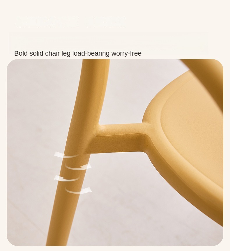 Chair with Plastic Cover,Patio Chair Plastic,Modern Chair Plastic,Modern Thickened Stackable Home Dining Chair and Armchairs Plastic PU for Living Rooms and Malls Wholesale