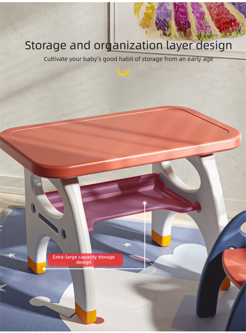 Baby Plastic Table and Chair,Best Dining Table Set,Small Table and Chair Set EaseNeat Baby Small Plastic Table and Chair Set with Storage Modern Intelligent Furniture