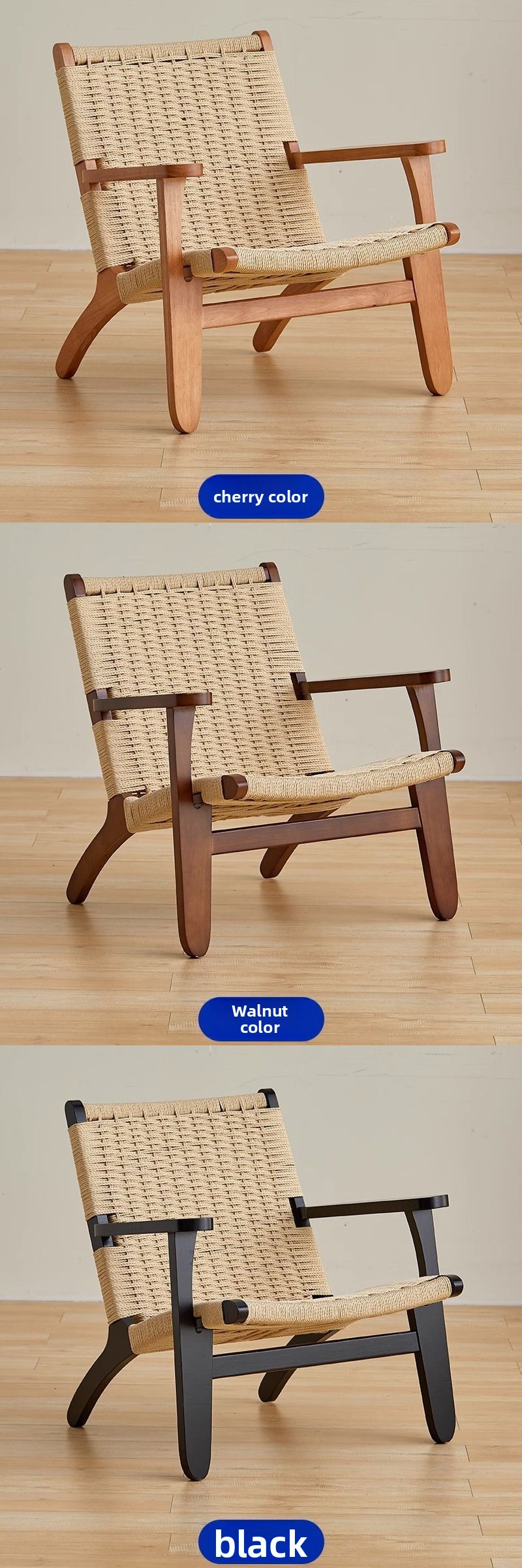 Solid Wood Dining Chair,Solid Wood Table and Chairs,All Wood Dining Chairs Manufacturer Handwoven Living Room Chair In Mid Century Style for Coastal Restaurant and Hotel