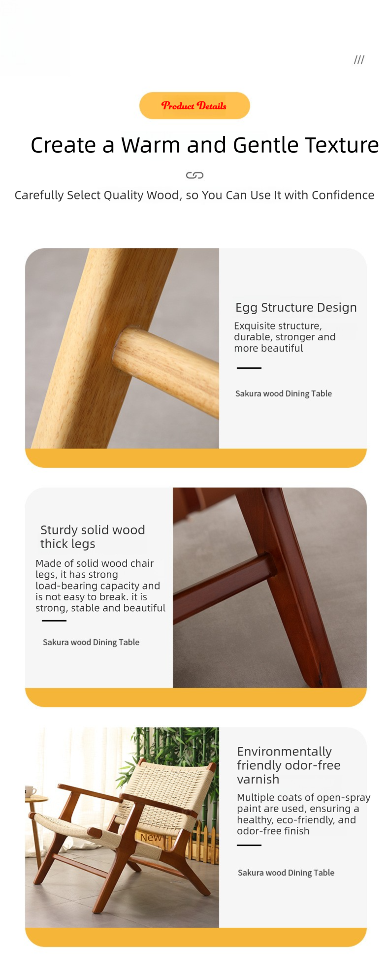 Solid Wood Dining Chair,Solid Wood Table and Chairs,All Wood Dining Chairs Supplier Modern Natural Leather Living Room Chair With Wood Frame for Indoor Restaurant