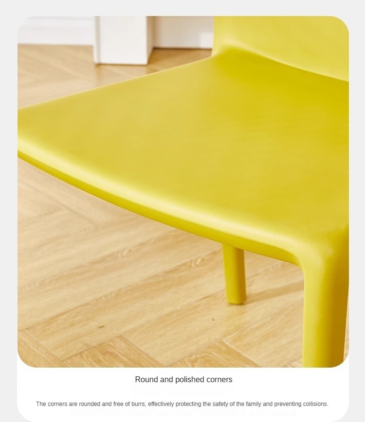 The stackable design allows for efficient space-saving storage when not in use, perfect for venues with limited space.Makeup Chairs , Plastic Makeup Chairs , Home Plastic Makeup Chairs
