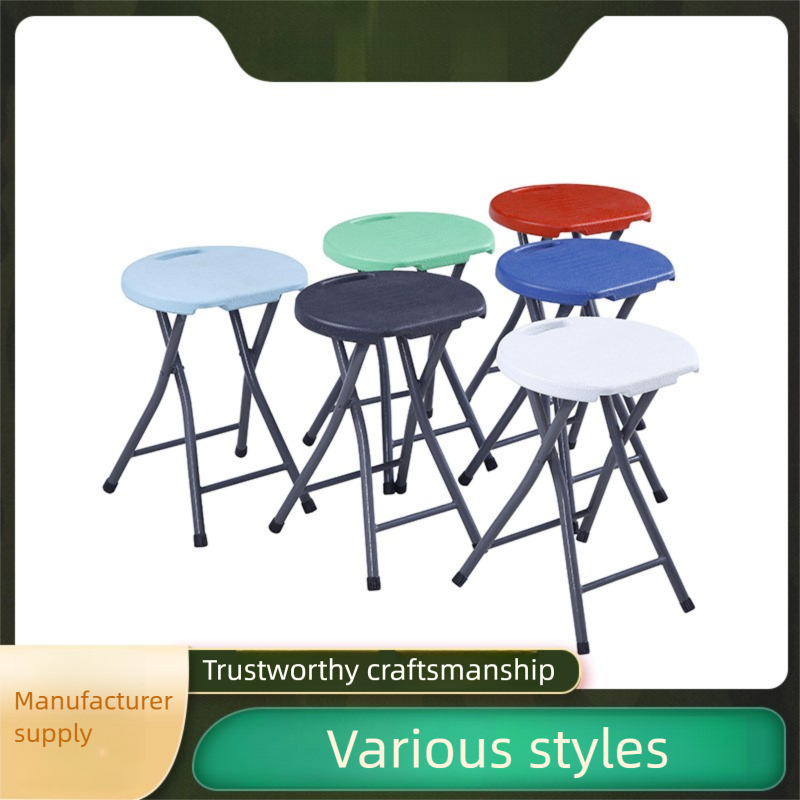 Plastic Chair,Foldable Plastic Chair,Plastic Folding Chairs for Sale Wholesale Wholesale Low Price Lightweight Portable Plastic Simple Round Plastic Chair Folding Stool Sale Outdoor Table