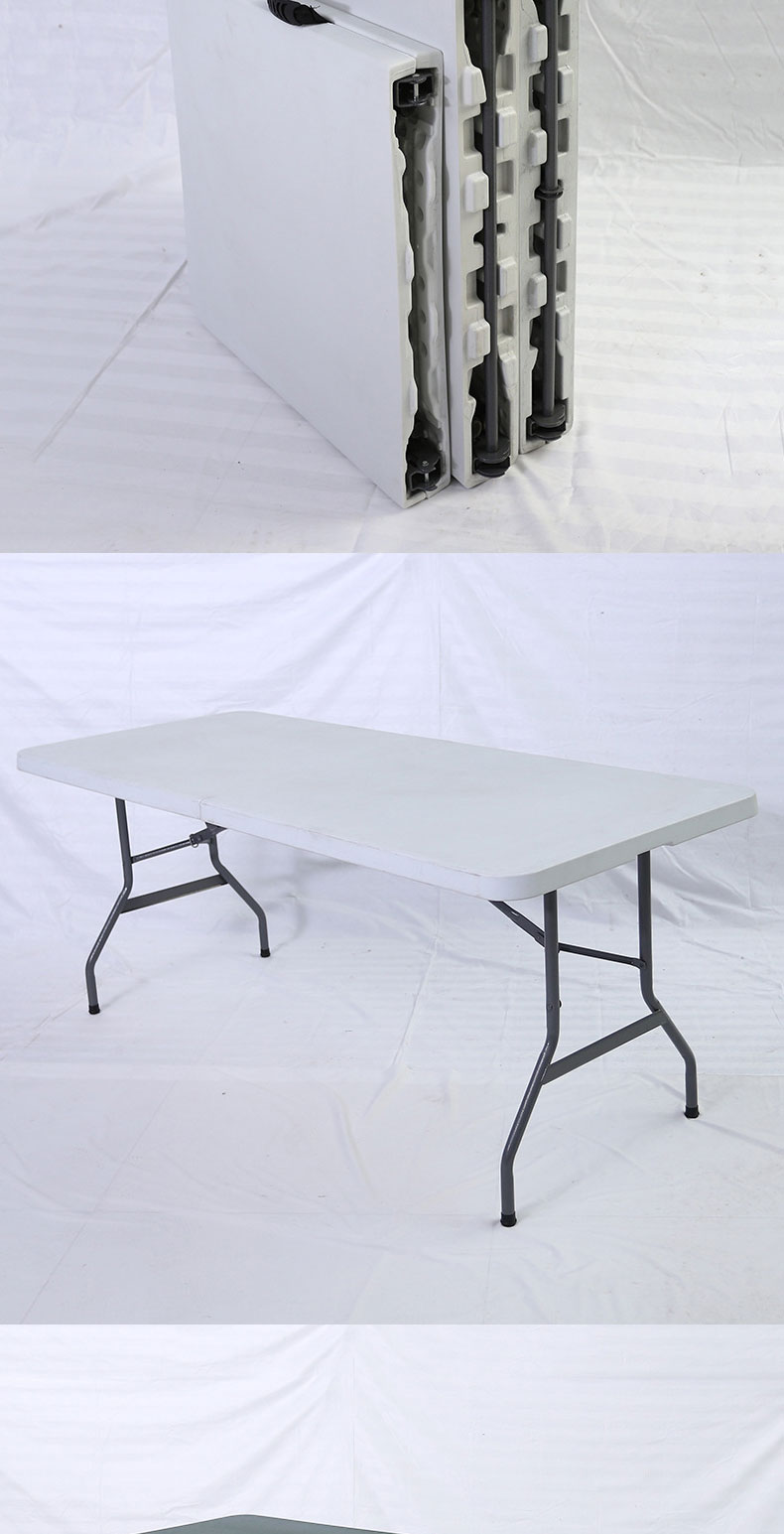 Plastic Table,Plastic Tables for Sale,Long Plastic Table Wholesale Portable Folding Table White Rectangular Plastic Table Outdoor Furniture Banquet Catering Camping