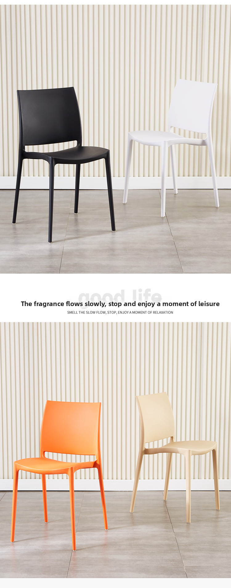 Plastic Dining Chairs,White Plastic Dining Chairs,Plastic Outdoor Dining Chairs Supplier Economical Thickened Portable Plastic Dining Chairs for Home Office and Home Bar Use