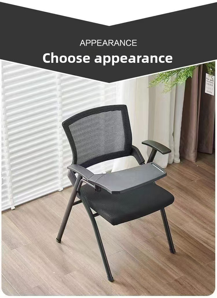 Office Chairs,Waiting Room Chairs with Arms,Quality Office Chairs Wholesale Factory Wholesale Office Staff Training Meeting Chair Dialogue Chair Folding Chair with Writing Board Office Chairs