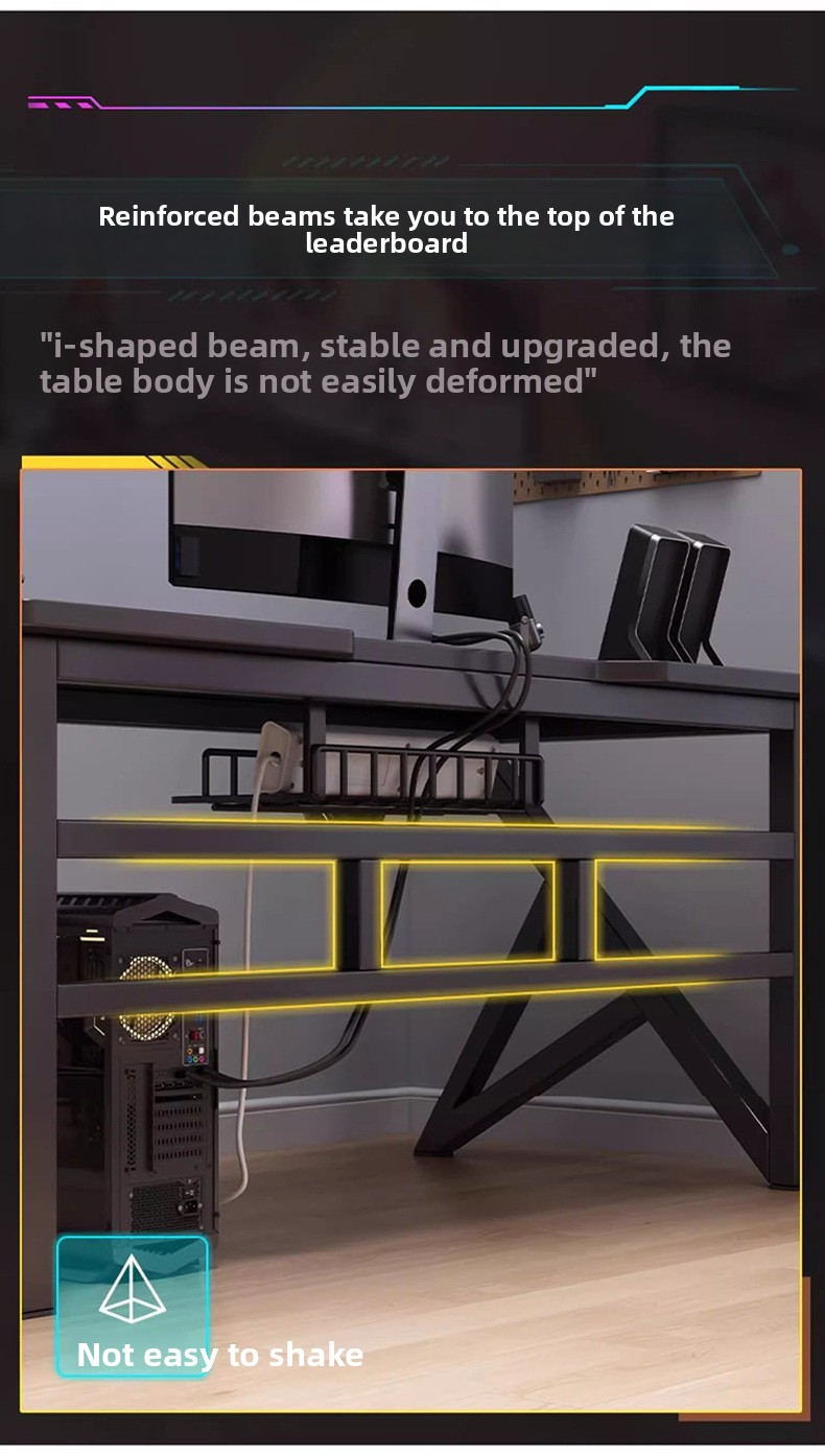 Gaming Table,Modern Game Table,Multi Game Table for Adults EaseNeat Portable Metal-frame Computer Game Suitable for Ergonomic Gaming Table