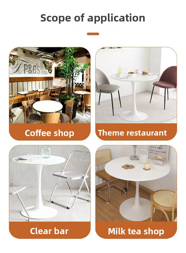 Plastic Table,Round Plastic Tables,Plastic Outdoor Dining Table EaseNeat Modern Simple Plastic Table Coffee Table Negotiation Balcony Leisure Reception Coffee Milk Tea Shop Restaurant Hot Sale
