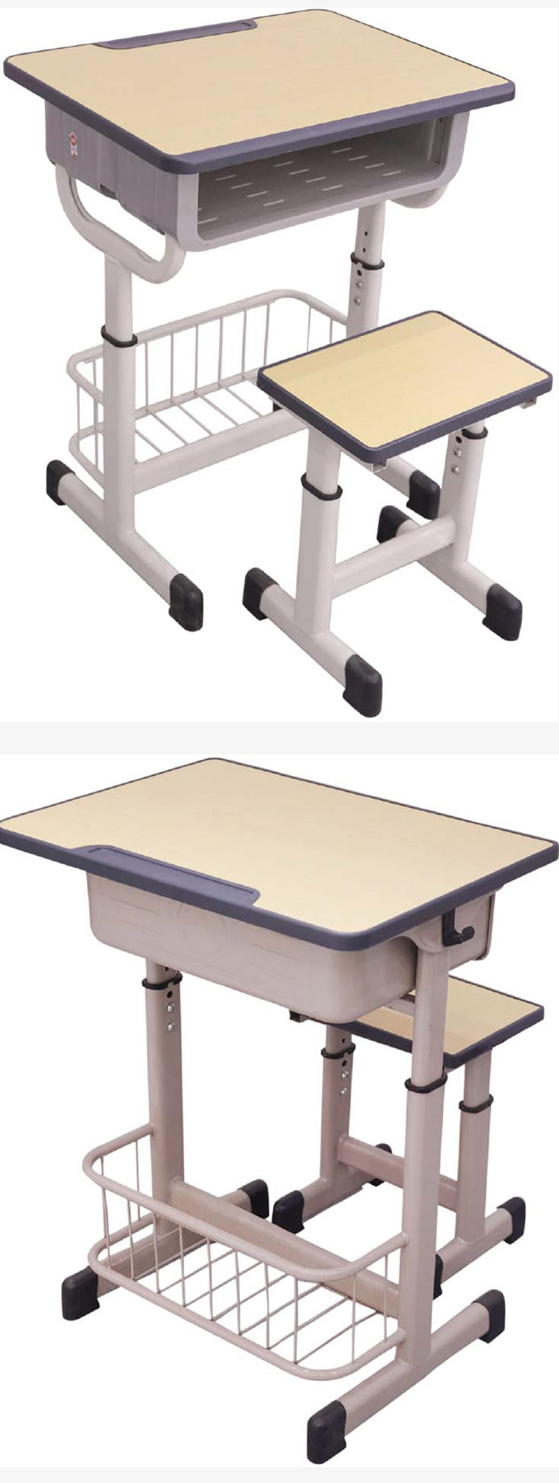 Student Desk and Chair,Classroom Desks and Chairs,Ergonomic Chair for Students Supplier Modern Primary and Secondary School Student Desk and Chair Set Classroom Furniture Adjustable Function