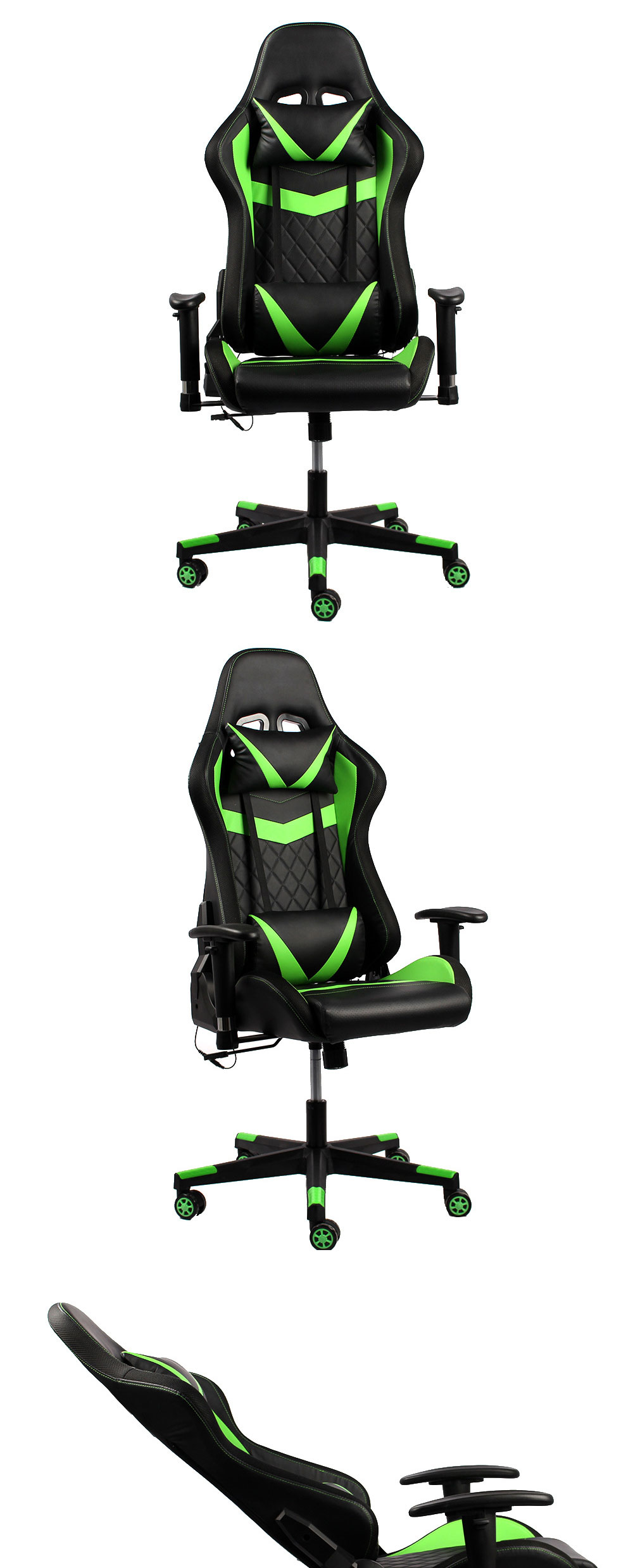 Gaming Chair,Luxury Gaming Chair,Computer Chair with Footrest Manufacturer Cheap Ergonomic High-back Adjustable and Rotatable Leather Gaming Chair