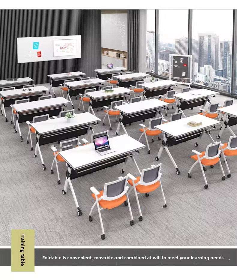 Office Table,Sturdy Folding Table,Folding Table Supplier Adult Office Furniture Folding Conference Training Table Adjustable Learning Computer Table