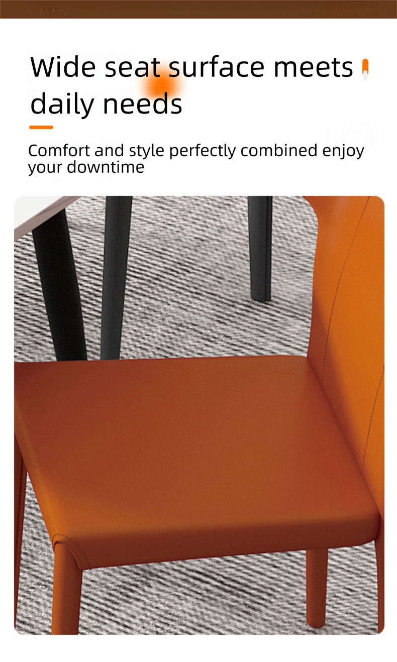 Dining Chairs,Leather Seat Dining Chairs,Modern Leather Dining Chairs Wholesale Modern Home Furniture High Quality Leather Restaurant Dining Chairs