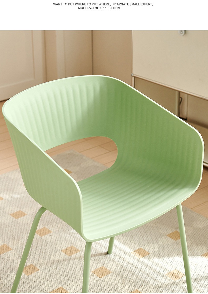 Coffee Chairs , Plastic Coffee Chairs , Nordic Plastic Coffee ChairsWholesale Nordic Coffee Chair PP Material Color Options White Grey Blue Orange Green For Commercial Cafe