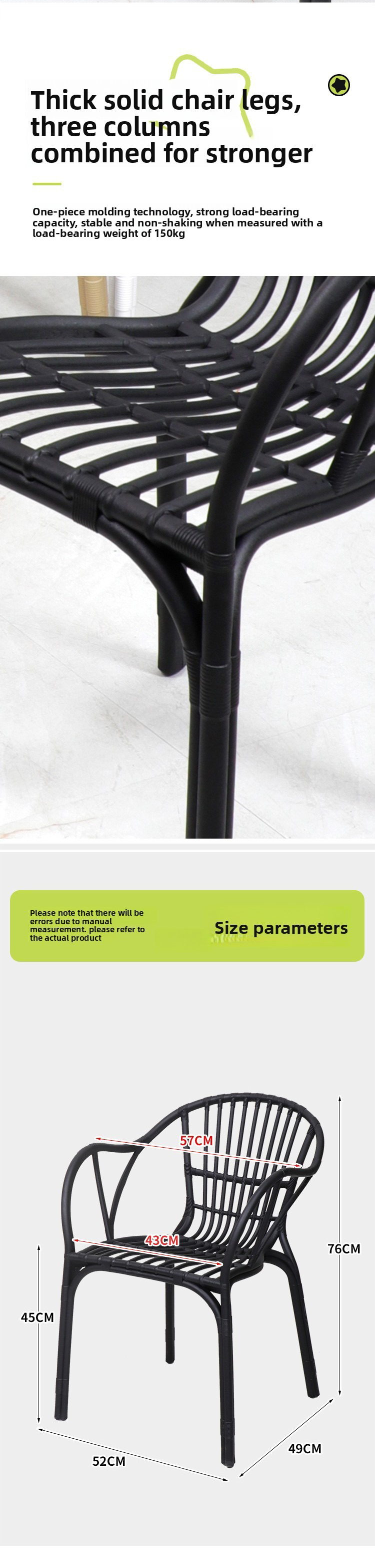 Plastic Dining Chair,Black Plastic Dining Chairs,Modern Plastic Dining Chairs EaseNeat Simple Design Black Dining Chair For Cafe Restaurant Garden Furniture Use