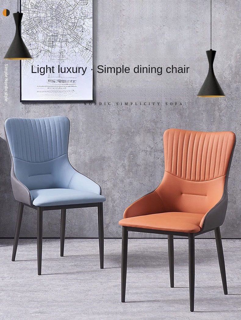 Hotel Chairs , Negotiation Hotel Chairs , Wholesale Negotiation Hotel Chairs,Modern Style Dining Chairs with Armrests and Metal Legs Leather Material for Home Mall Use for Restaurant Hotel Living Rooms