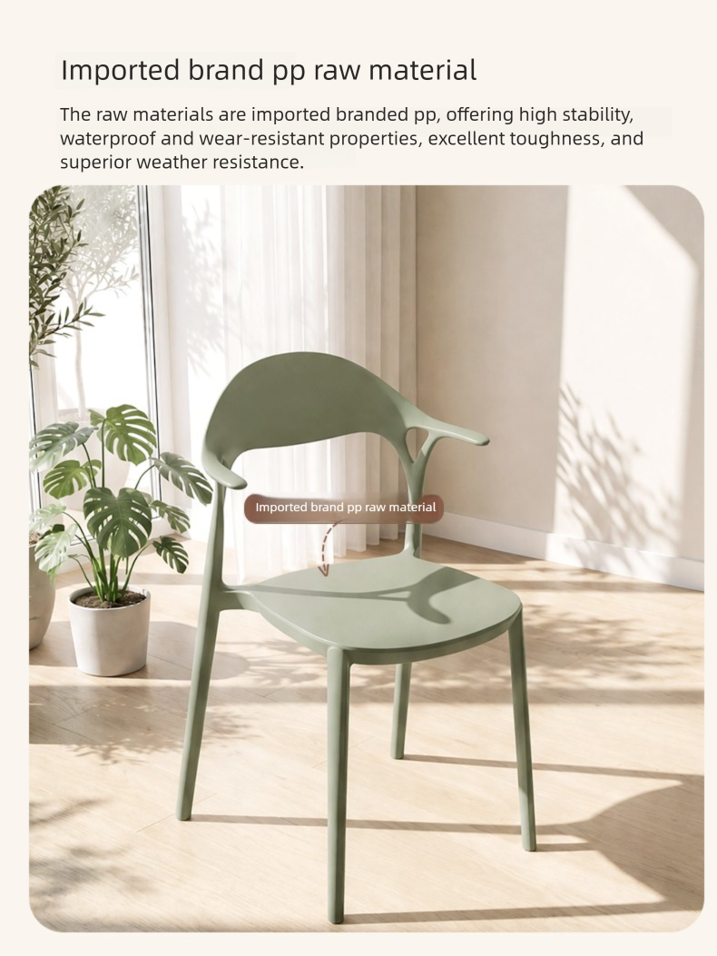 Plastic Dining Chair,Modern Plastic Dining Chairs,Plastic Dining Chairs Set of 4 Supplier Stackable Colorful Suspended Curved Backrest Plastic Dining Chair for Home Furniture
