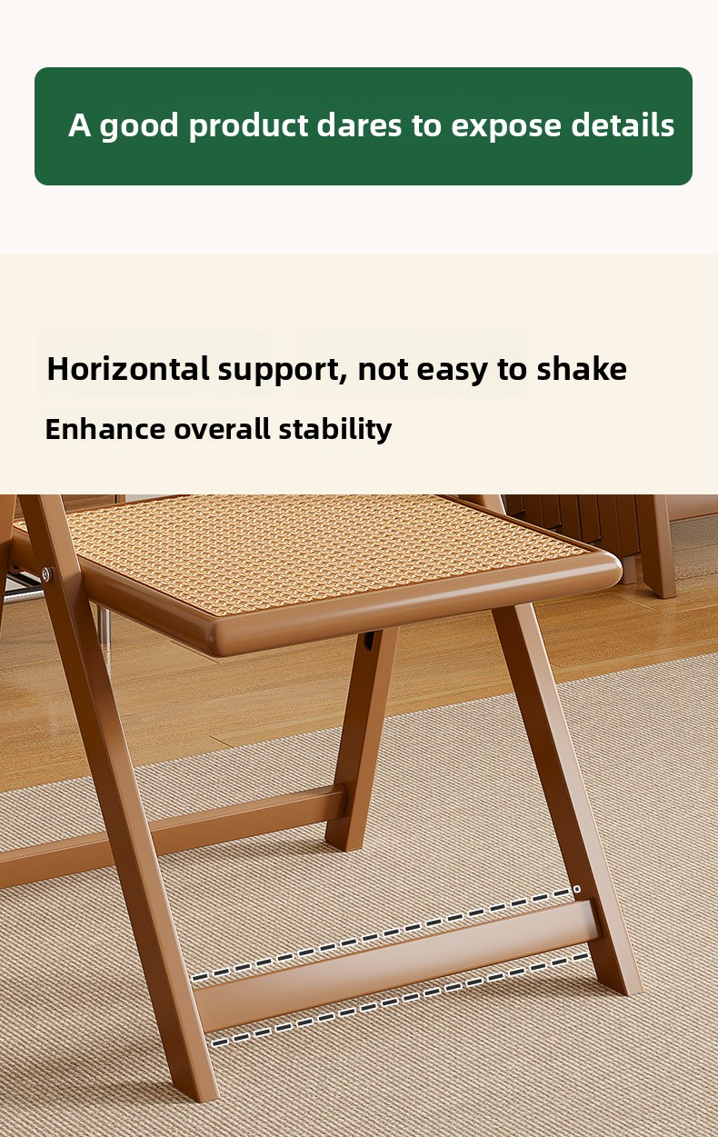 Solid Wood Chairs,Natural Wood Dining Chairs,Solid Wooden Stool Modern design solid wood folding dining chair, natural rattan, suitable for restaurants, schools and home office factory direct sales