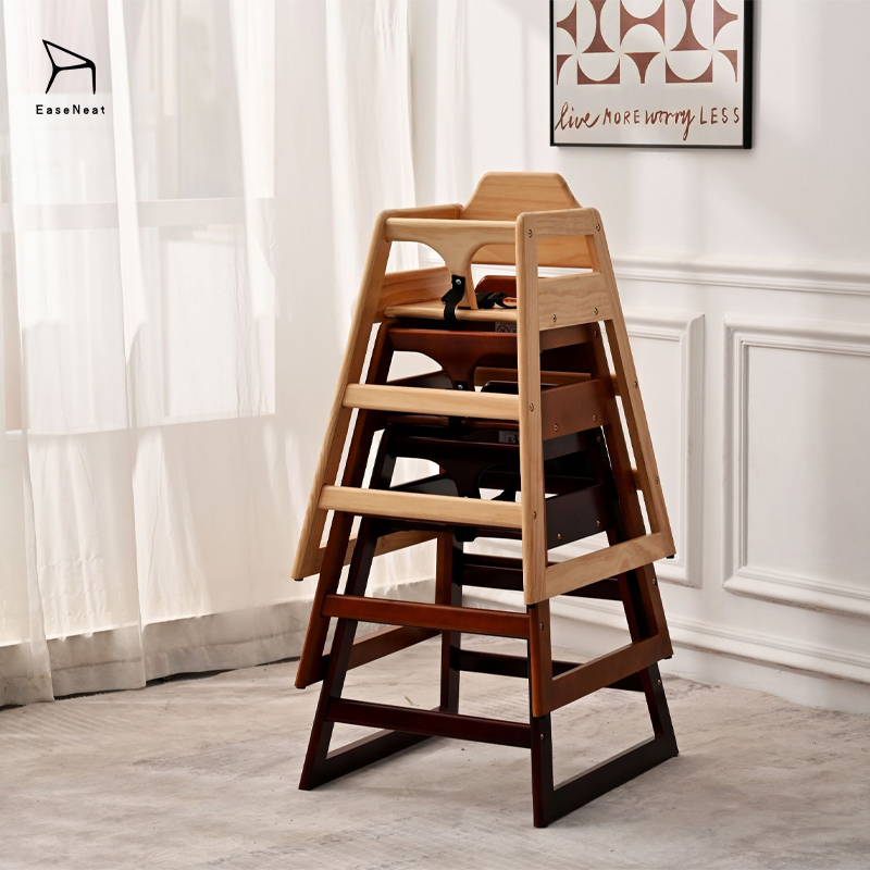 Baby Chair,Wooden Highchair,Best Portable High Chair Wholesale Multifunctional Portable Solid Wooden High Baby Chair for Family and Commercial Dining