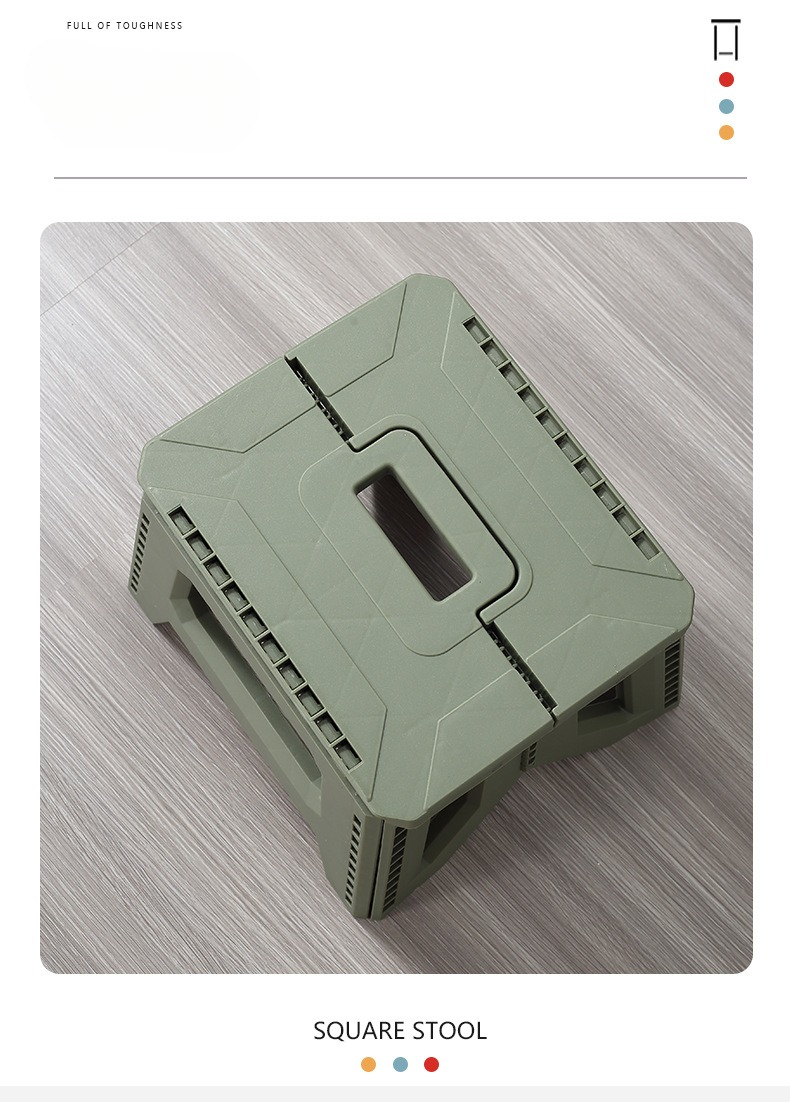 Foldable Stool for Kids, Plastic Foldable Stool for Kids, Portable Plastic Foldable Stool for Kids,EaseNeat Modern Design Plastic Kids Stool Portable for Outdoor Camping for Bedroom School Apartment Workshop Use