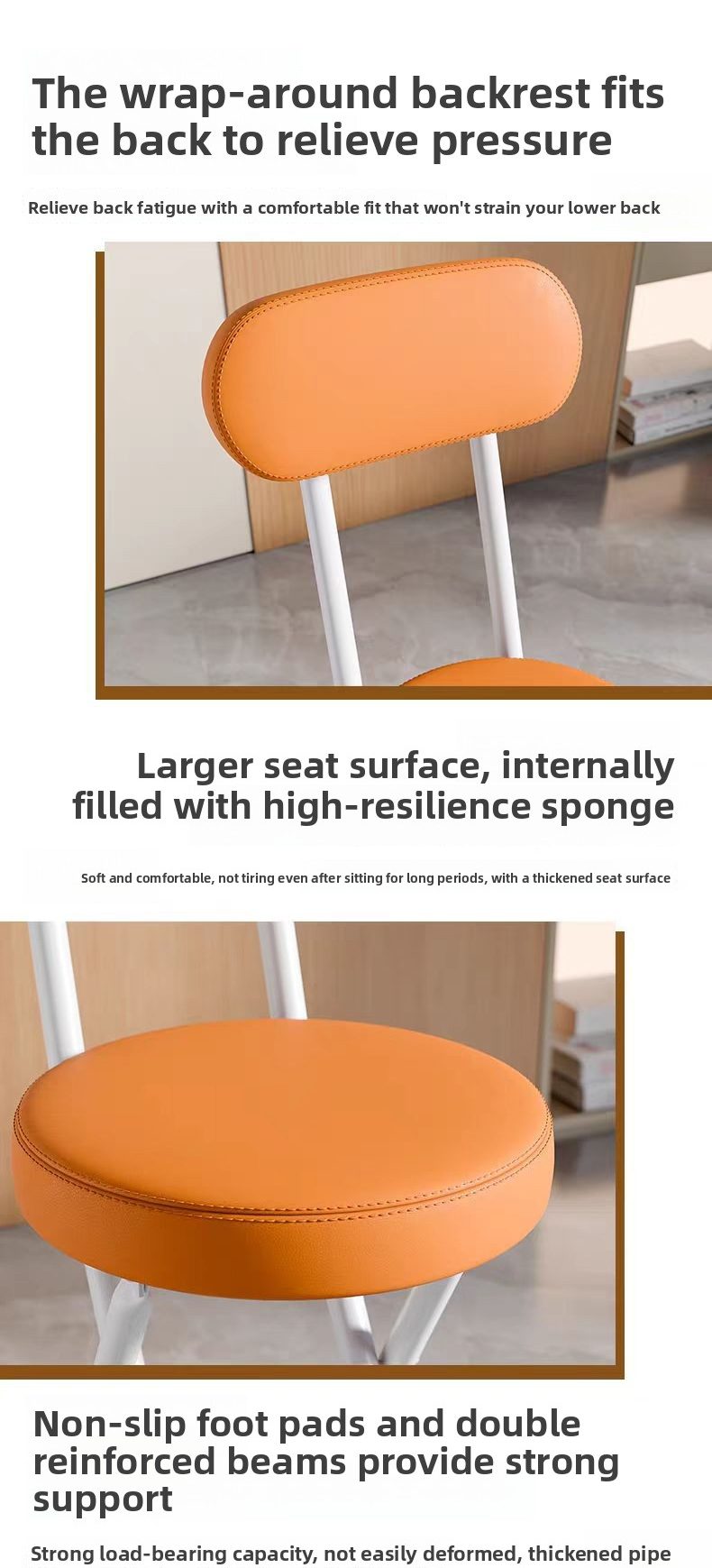 Dining Chairs,Pu Leather Dining Chairs,Modern Leather Dining Chairs Wholesale Leisure Furnitures Portable Soft Packaging Leather Metal Folding Dining Chairs