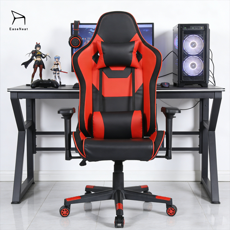 Gaming Chair,Luxury Gaming Chair,Computer Chair with Footrest Supplier with Head Pillow Waist Support Massage Adjustable Armchair Rotation Gaming Chair