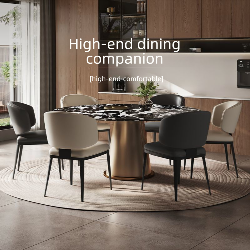 Leather Chairs,Leather Side Chairs,Leather Arm Chairs Supplier Sillas De Comedor Furnitures Living Room Chairs Luxury Leather Dining Chairs