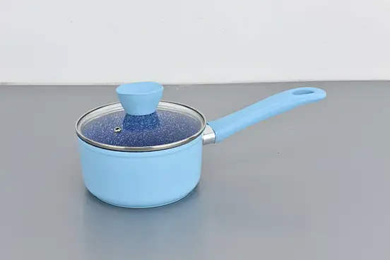 Pentola in alluminio Jade Forge con coperchio da 3 litri