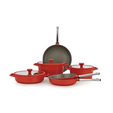 Cast aluminum cookware set