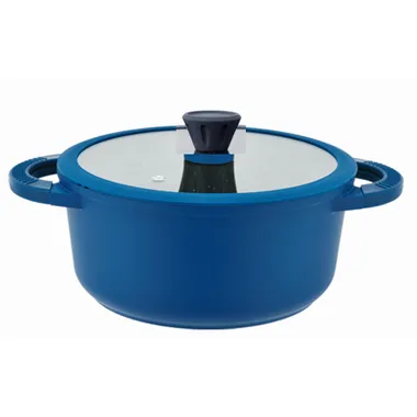 Cast pots black w/slicone handle