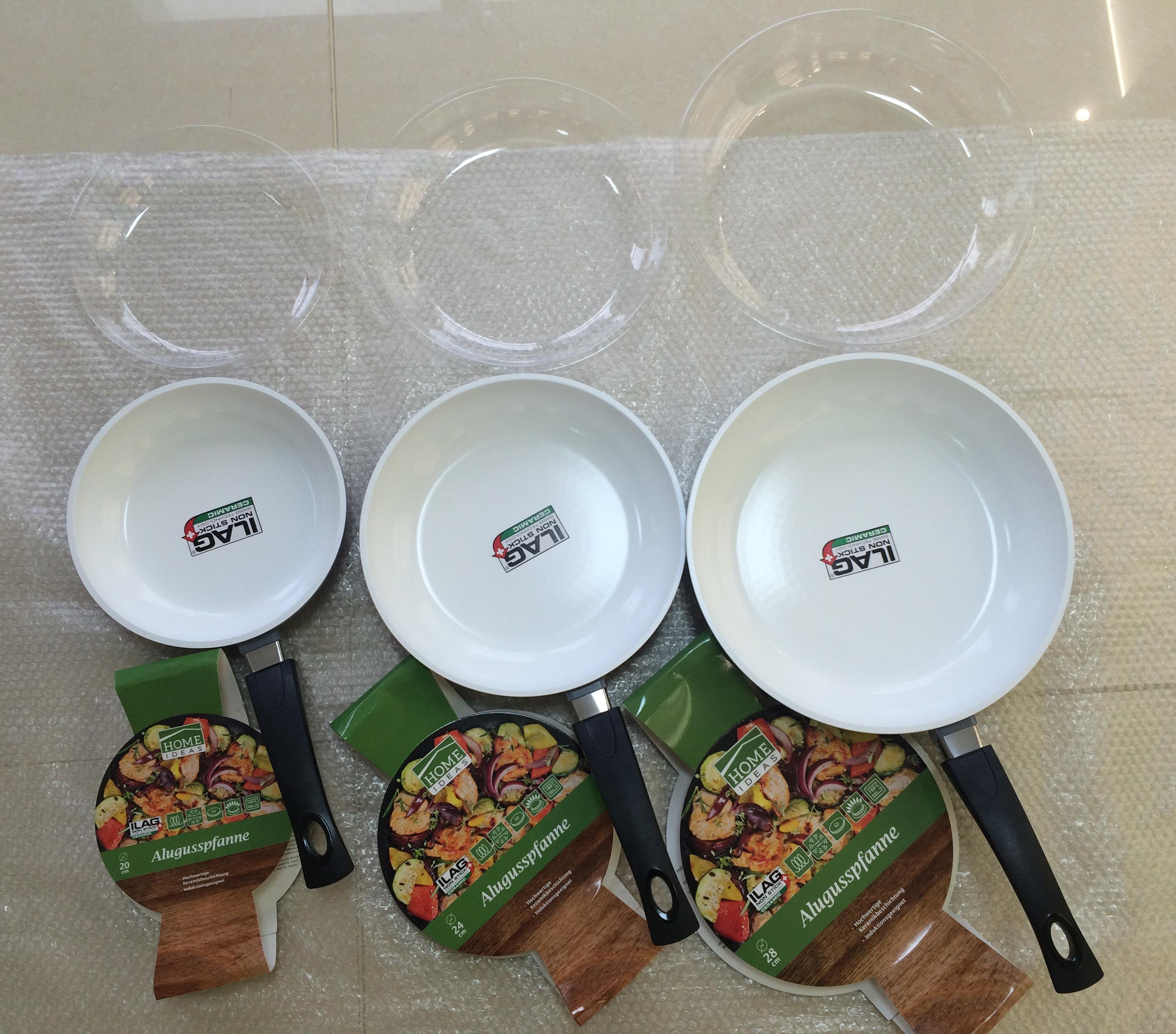 79033 5 pcs Cast alum pan assortment Old shape