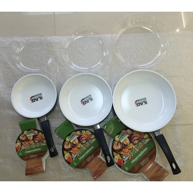 79033 5 pcs Cast alum pan assortment Old shape