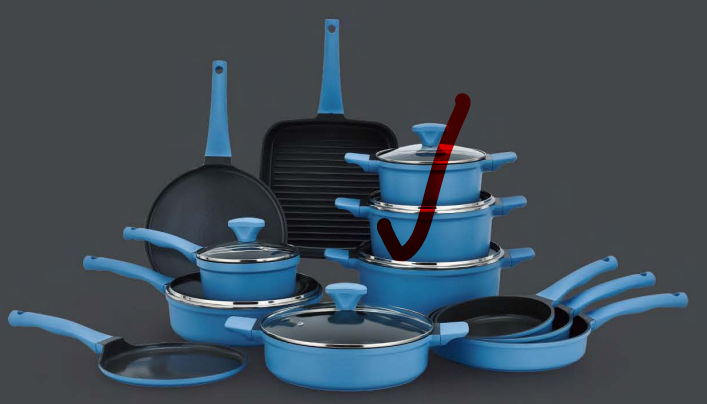 EU Die cast non-stick cookware series