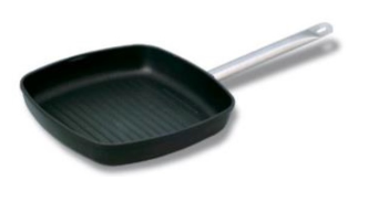 Gravity Cast Alum Square Grill