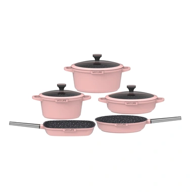 Die cast Aluminum cookware 5 pcs IHA 2022