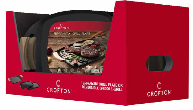 Cast Teppanyaki or Reversible Griddle Grill set of 6