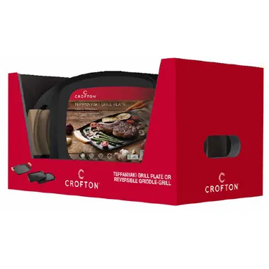 Cast Teppanyaki or Reversible Griddle Grill set of 6