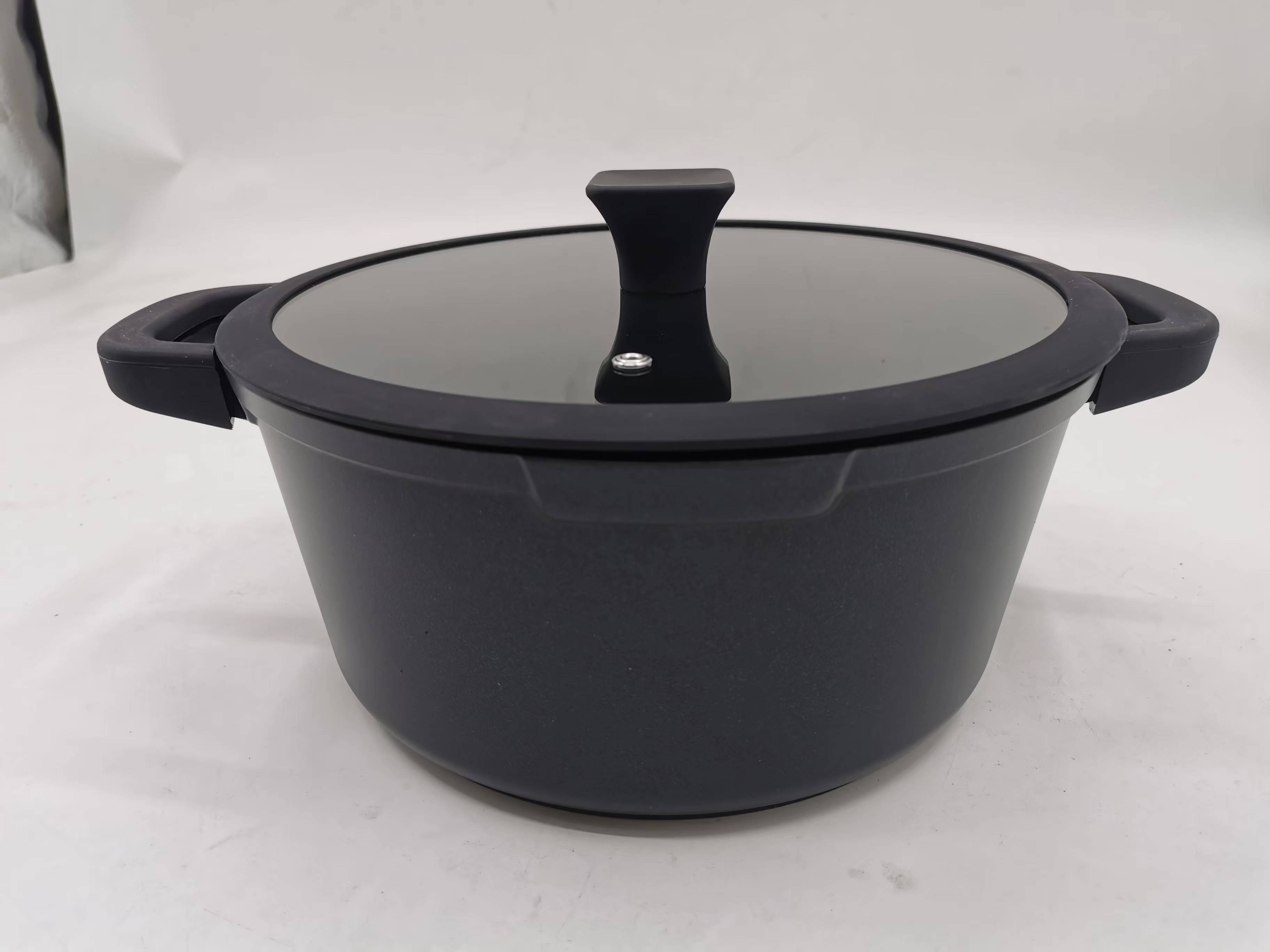 Cast pots ILAG Premium black cookware set