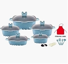 22 pieces set of square soup POTS