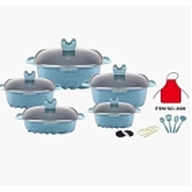 22 pieces set of square soup POTS