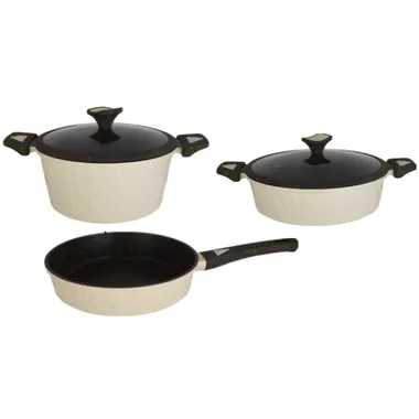 Diamond cast cookwares set 5 pcs