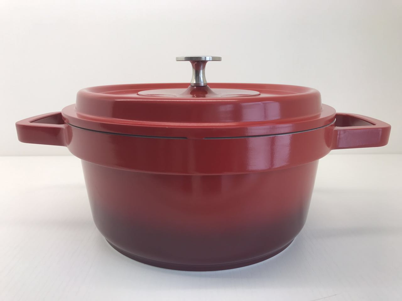 Lecreuset style casserole assortment with s/s