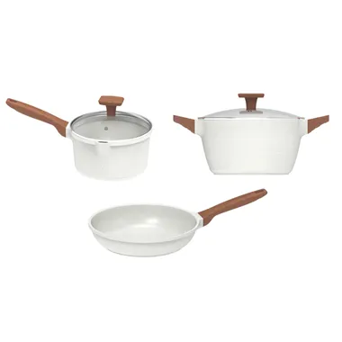 Granitestone cast aluminum cookware set 8pcs