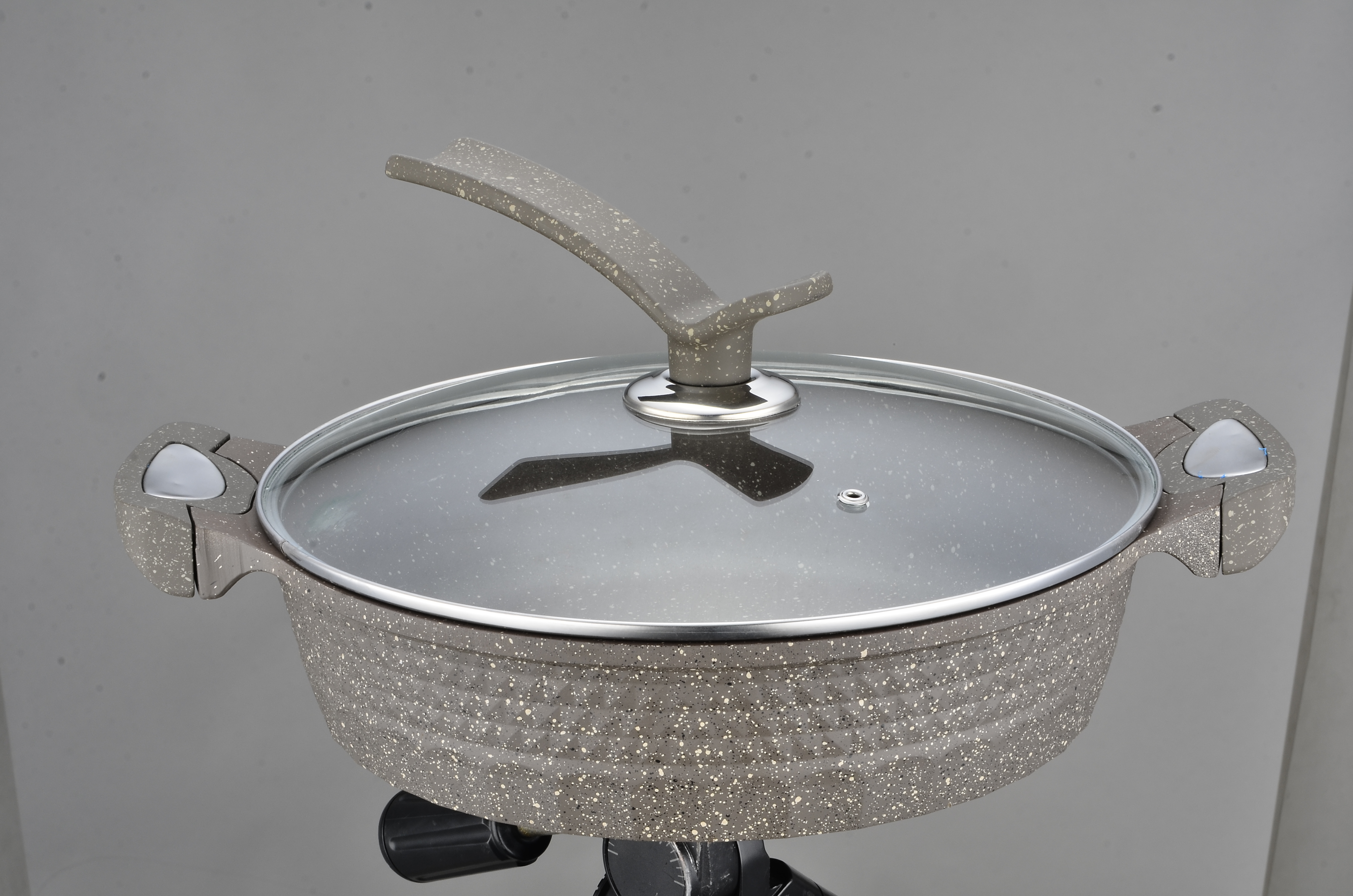 ø32cm die cast alum shallow pot